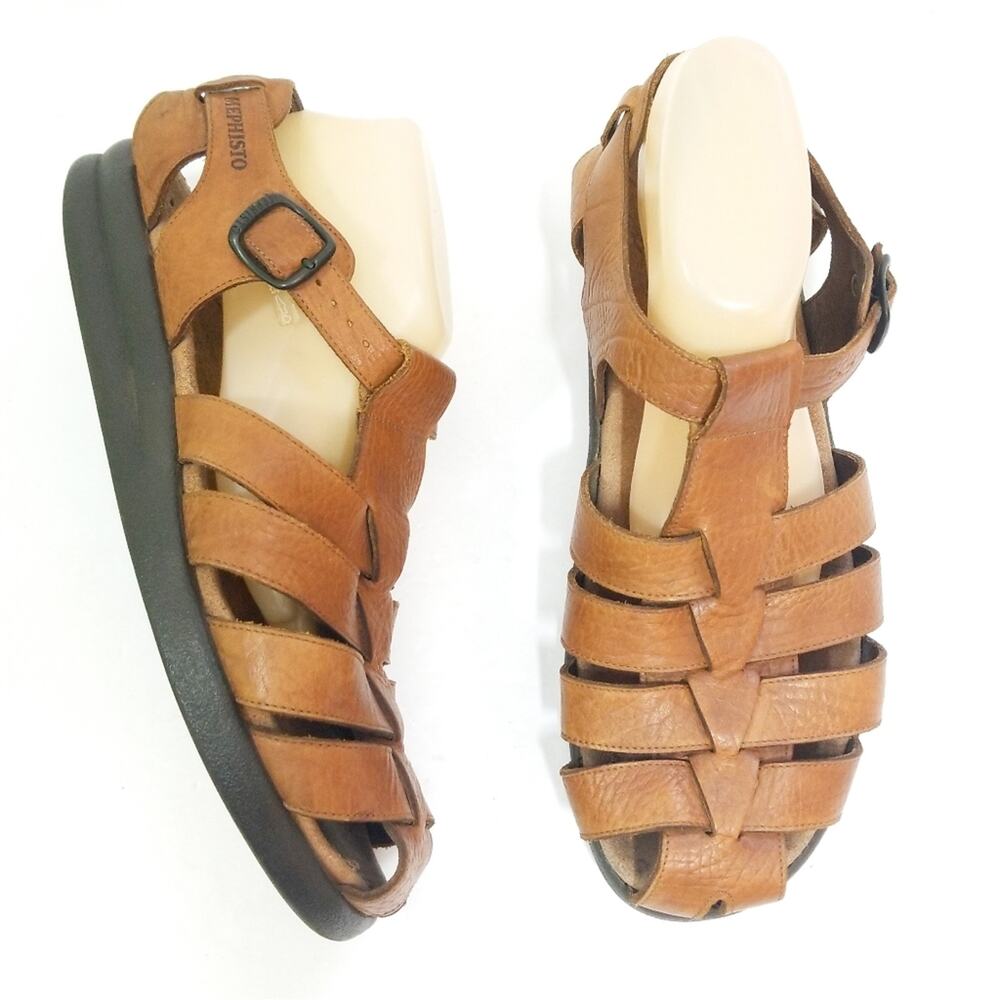 Mephisto Sam's Sandals Huarache desert leather 9